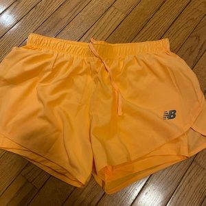 New Balance Running Shorts- M, bright orange